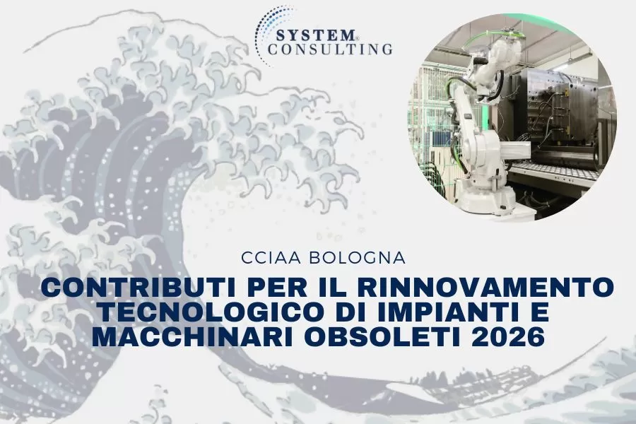CCIAA BOLOGNA: CONTRIBUTI PER IL RINNOVAMENTO TECNOLOGICO DI IMPIANTI E MACCHINARI OBSOLETI 2026 
