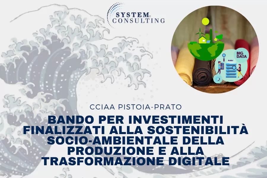 Bando CCIAA Pistoia 2026 per investimenti sostenibilit&agrave; e digitale