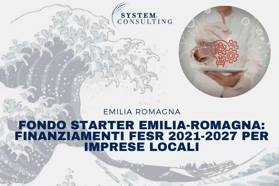Bando Fondo Starter 2026 Emilia Romagna - finanziamenti FESR 2021-2027
