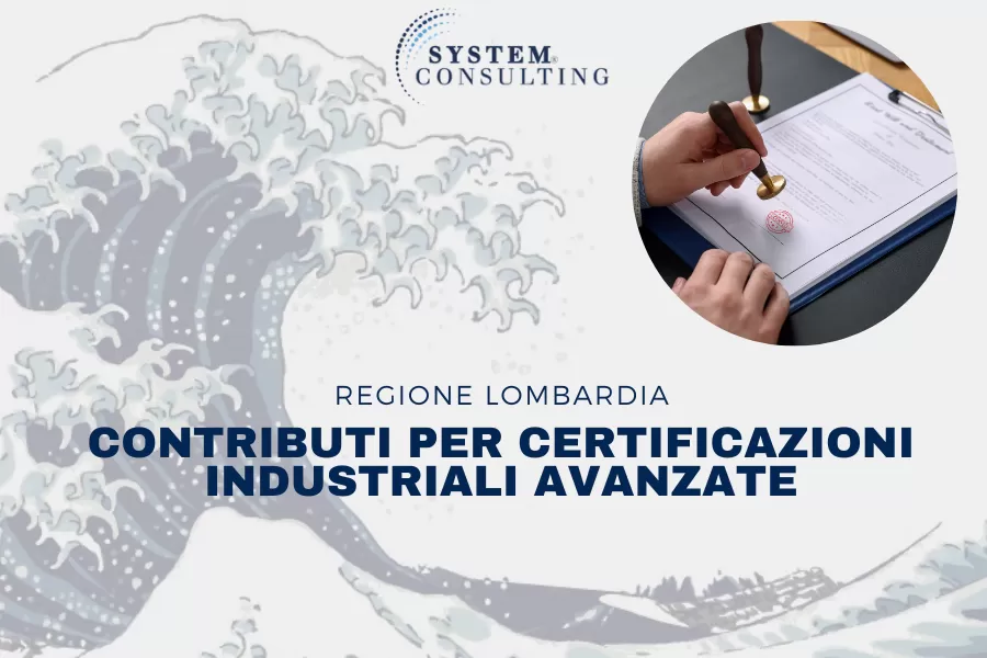 Bando Lombardia 2026 certificazioni industriali avanzate per PMI