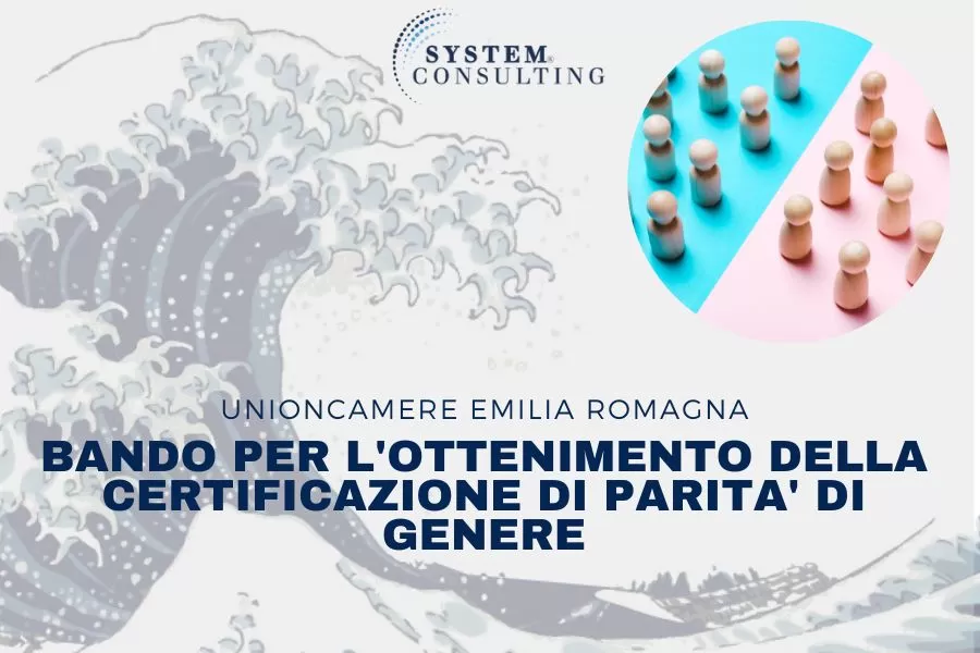 UNIONCAMERE EMILIA ROMAGNA: BANDO PER L'OTTENIMENTO DELLA CERTIFICAZIONE DI PARITA' DI GENERE