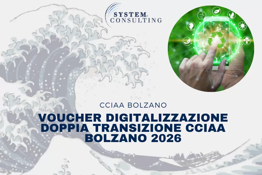 Bando Voucher Digitalizzazione 2026 per la doppia transizione digital e green delle MPMI di Bolzano